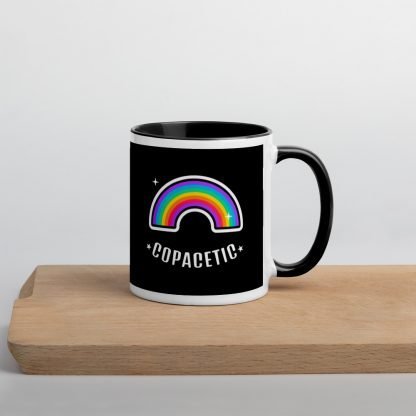 Copacetic Coffee Cup Mug with Color Inside - Various Color Options - Image 2