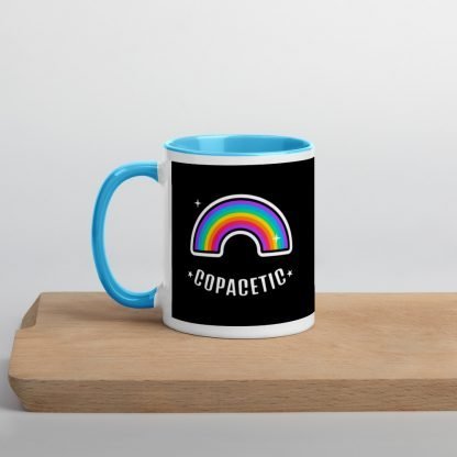Copacetic Coffee Cup Mug with Color Inside - Various Color Options - Image 7