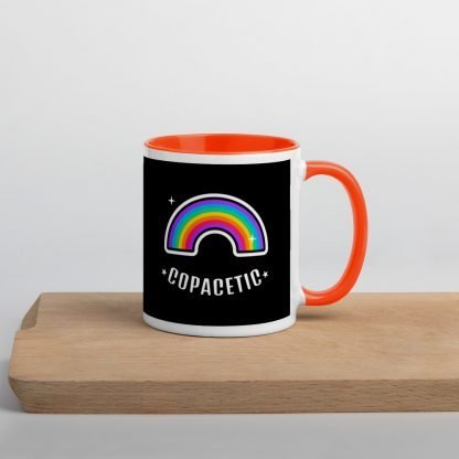 Copacetic Coffee Cup Mug with Color Inside - Various Color Options - Image 6