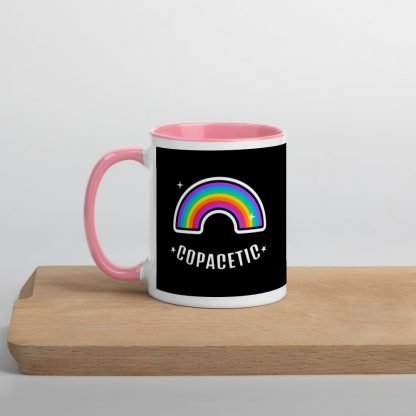 Copacetic Coffee Cup Mug with Color Inside - Various Color Options - Image 9