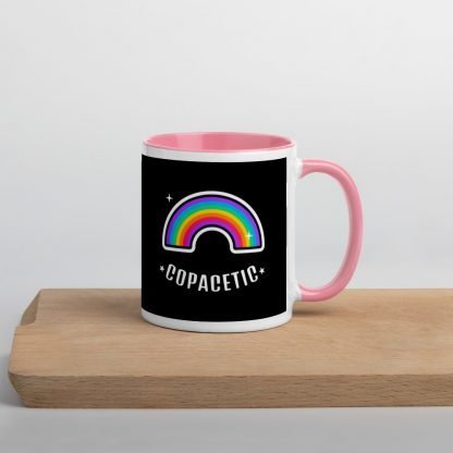 Copacetic Coffee Cup Mug with Color Inside - Various Color Options - Image 10