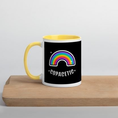 Copacetic Coffee Cup Mug with Color Inside - Various Color Options - Image 11