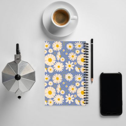 Flower Power Daisy Spiral Journal Notebook - Image 2