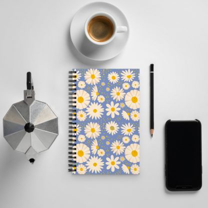 Flower Power Daisy Spiral Journal Notebook