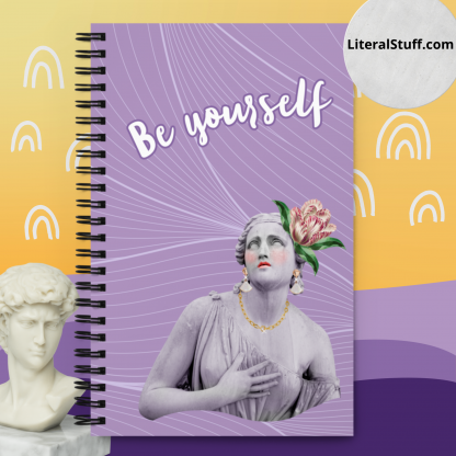 Be Yourself Spiral Journal Notebook - Image 2