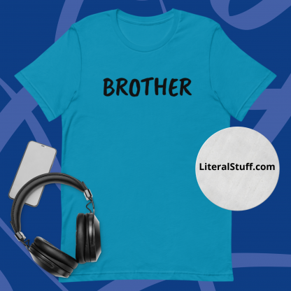 BROTHER Minimalist Direct Adult Short-Sleeve Unisex T-Shirt - Image 8