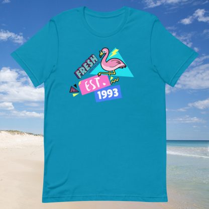 1993 Flamingo Birth Year 90s Baby Tee - Various Color Options - Image 8