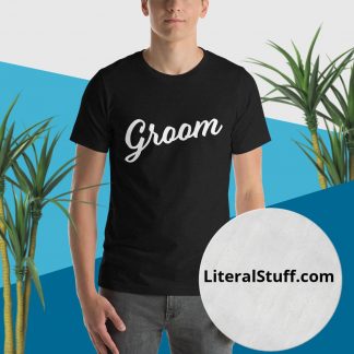 Groom Short Sleeved Statement Tee - Various Color Options