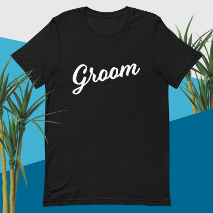Groom Short Sleeved Statement Tee - Various Color Options - Image 8