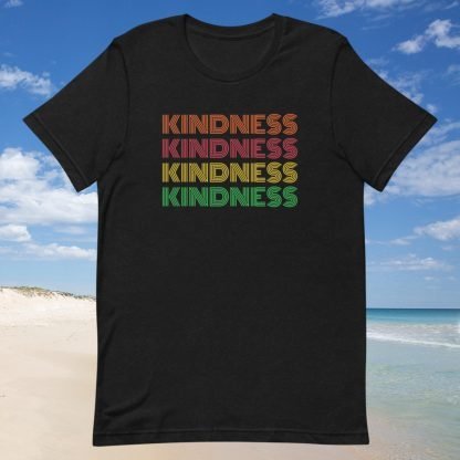 Kindness 70s Vibe Tee - Various Color Options - Image 5