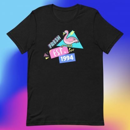1994 Flamingo Birth Year 90s Baby Tee - Various Color Options - Image 3