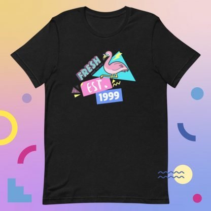 1999 Flamingo Birth Year 90s Baby Tee - Various Color Options - Image 3