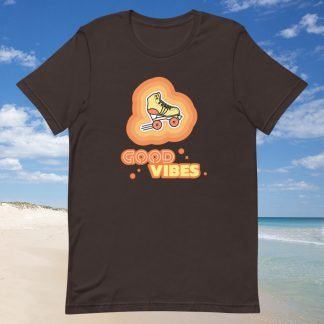 Good VIbes Roller Skate 70s Vibe Tee - Various Color Options