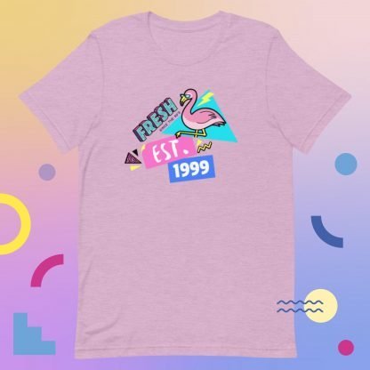 1999 Flamingo Birth Year 90s Baby Tee - Various Color Options - Image 4