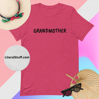 Grandmother Tee Shirt  - Various Color Options