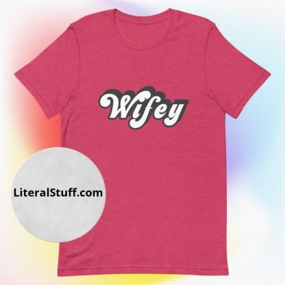 Wifey 70s Vibe Hippy BoHo Unisex Tee - Various Color Options - Image 4
