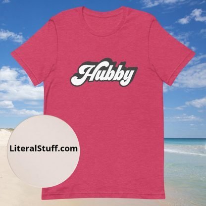 Hubby 70s Vibe Boho Statement Unisex Tee- Various Color Options - Image 4