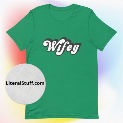 Wifey 70s Vibe Hippy BoHo Unisex Tee - Various Color Options - Image 5
