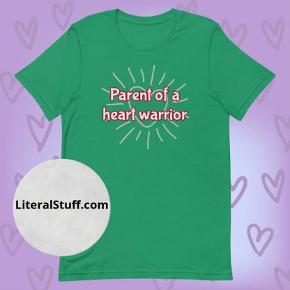 Parent of a Heart Warrior CHD Unisex Tee - Various Color Options - Image 5