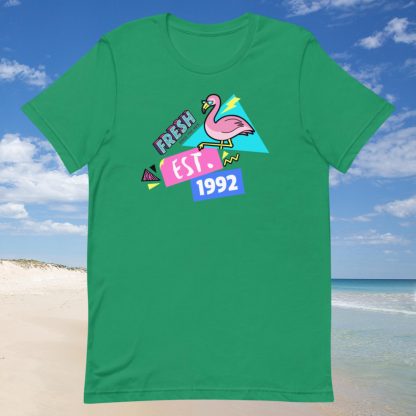 1992 Flamingo Birth Year 90s Baby Tee - Various Color Options - Image 3