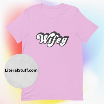 Wifey 70s Vibe Hippy BoHo Unisex Tee - Various Color Options - Image 11