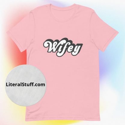 Wifey 70s Vibe Hippy BoHo Unisex Tee - Various Color Options - Image 6
