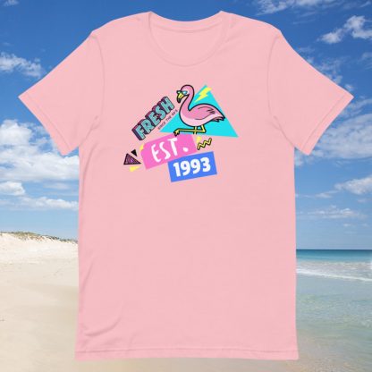 1993 Flamingo Birth Year 90s Baby Tee - Various Color Options - Image 5