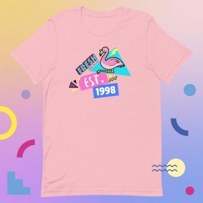 1998 Flamingo Birth Year 90s Baby Tee - Various Color Options - Image 5