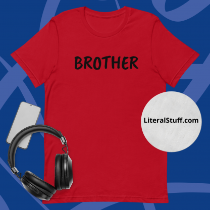 BROTHER Minimalist Direct Adult Short-Sleeve Unisex T-Shirt - Image 10