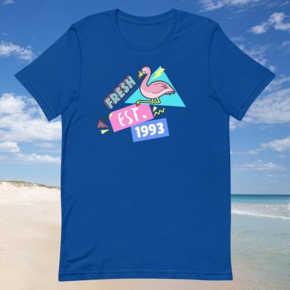 1993 Flamingo Birth Year 90s Baby Tee - Various Color Options - Image 6