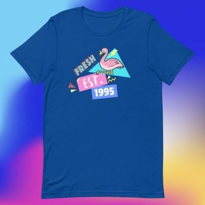 1995 Flamingo Birth Year 90s Baby Tee - Various color Options - Image 6
