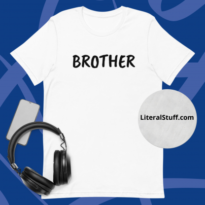 BROTHER Minimalist Direct Adult Short-Sleeve Unisex T-Shirt - Image 3