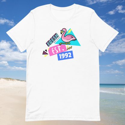 1992 Flamingo Birth Year 90s Baby Tee - Various Color Options - Image 6