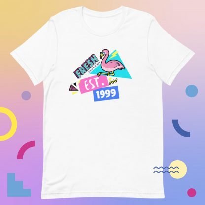 1999 Flamingo Birth Year 90s Baby Tee - Various Color Options - Image 8