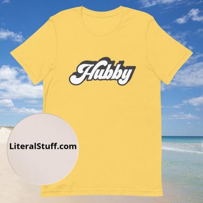 Hubby 70s Vibe Boho Statement Unisex Tee- Various Color Options - Image 10