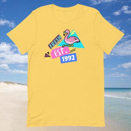 1992 Flamingo Birth Year 90s Baby Tee - Various Color Options - Image 7