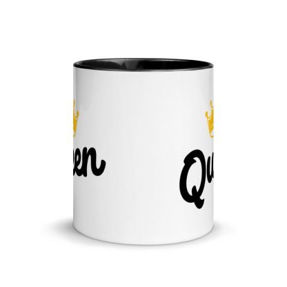 Queen Coffee Mug Cup with Color Inside - Various Color Options - Image 3