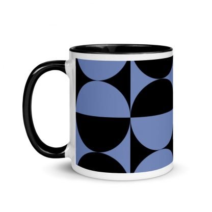 Geometric Circle Mod Mug Cup with Black Accent Color - Image 3