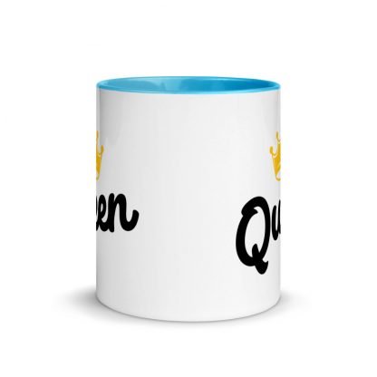Queen Coffee Mug Cup with Color Inside - Various Color Options - Image 12