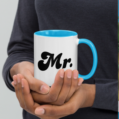 Mr. Statement Mug Cup with Accent Colors - Various Color Accents - Image 7