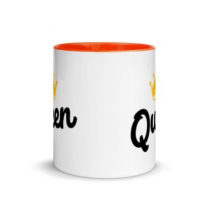 Queen Coffee Mug Cup with Color Inside - Various Color Options - Image 9