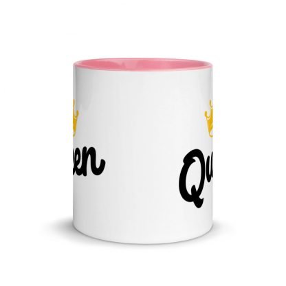 Queen Coffee Mug Cup with Color Inside - Various Color Options - Image 14