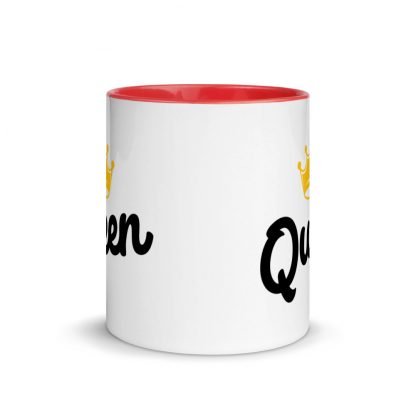 Queen Coffee Mug Cup with Color Inside - Various Color Options - Image 6