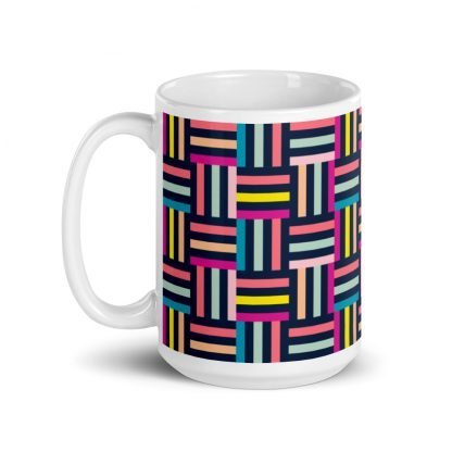 Weave Design Coffee Mug Cup - Image 2