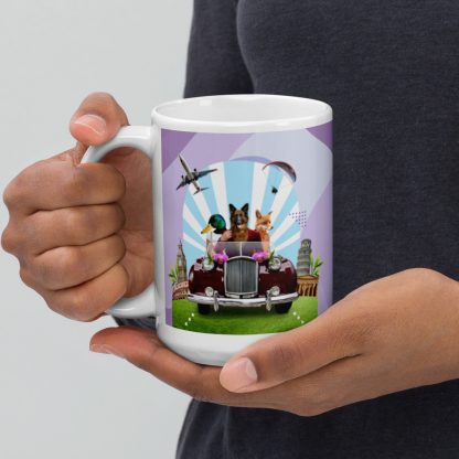 Road Trip Posse White 15oz Glossy Mug Cup
