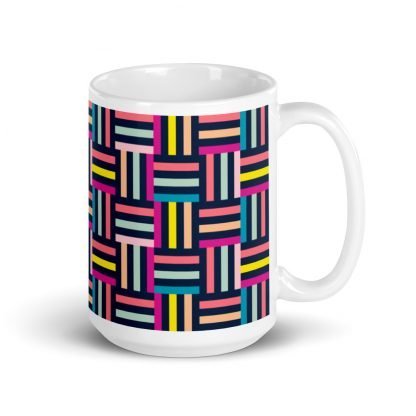 Weave Design Coffee Mug Cup