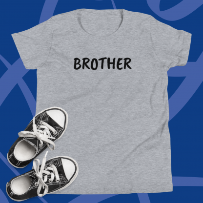 BROTHER Minimalist Youth Short Sleeve T-Shirt Various Color Options - Image 4