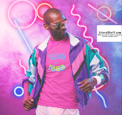 1983 Birth Year 80s Baby Tee - Color Options - Image 8