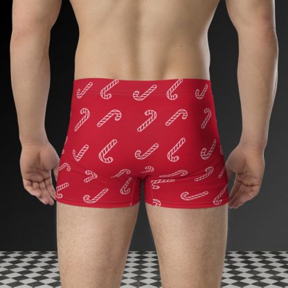 Candy Cane Christmas Boxer Briefs - Also in Plus Sizes - Image 3