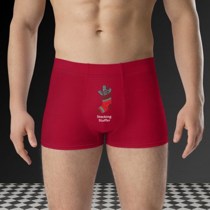 Stocking Stuffer Christmas Boxer Briefs - Plus Sizes